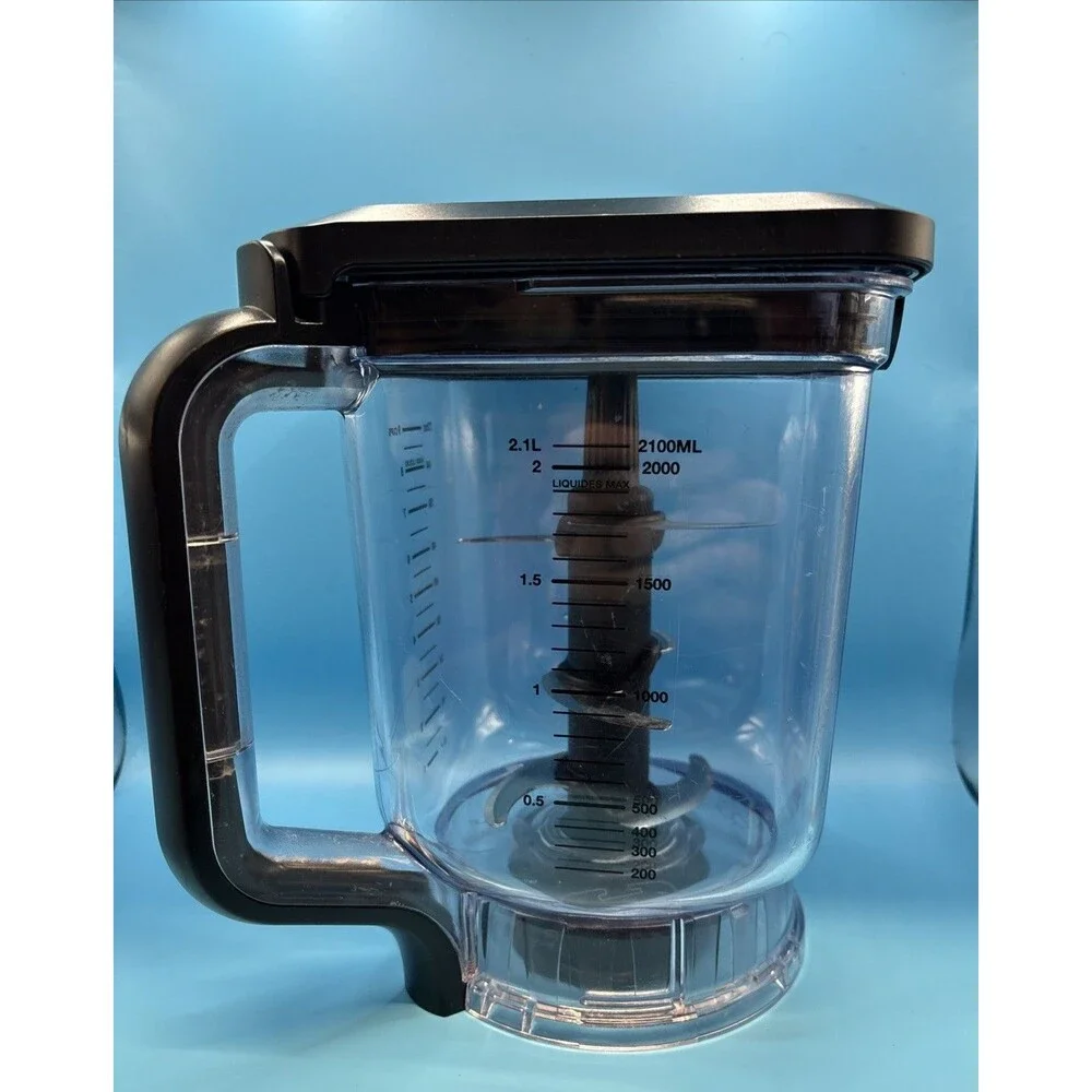 Ninja BL770 Blender 72oz Pitcher Lid Blade Set Clear/Black Dishwasher Safe